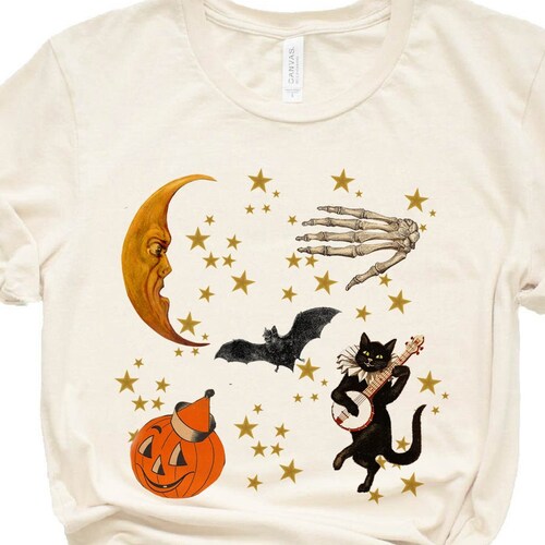 Vintage Halloween Shirt Halloween Tee Fall Apparel Vintage Etsy