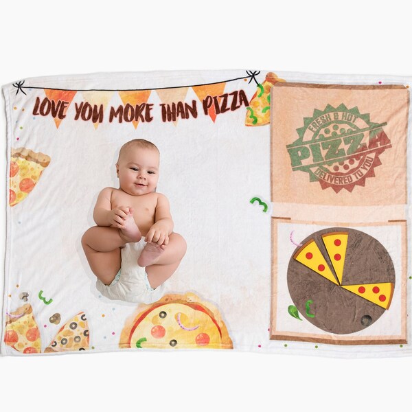 Pizza Blanket Etsy