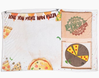 pizza baby shower, pizza party gift, pizza mile stone blanket, newborn baby, monthly photo blanket, birthday blanket, pizza baby shower, mom