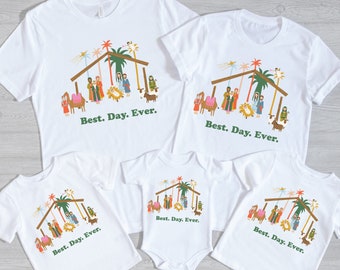family christmas T-shirts, religious shirt ,baby christmas ,nativity ,family christmas shirt, religious christmas shirt