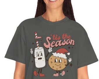 tis the season Christmas t-shirt, cute christmas tee, Christmas tee, holiday apparel, Holiday apparel, christmas