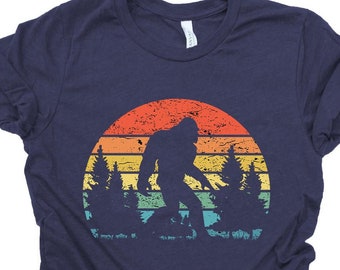 Bigfoot T Shirt Funny T Shirt Loch Ness Monster Shirt Ufo Shirts Cool T Shirt Sasquatch Alien Shirt Cryptozoology For Men Women Novelty Tee
