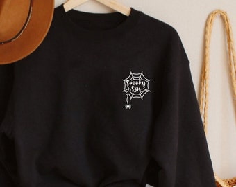 Spooky Sweatshirt, Spooky Sweatshirt,Ghost Sweatshirt,Halloween Sweatshirt, Womens Halloween Sweatshirt,Ghost Shirt,Halloween Shirt, fall