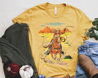 Hold Your Horses T-shirt, Ladies Unisex Crewneck Shirt, Rodeo, Western, Cowboy, Cute Tshirt, Vintage, Retro, Gift, Funny T-shirt,horse lover