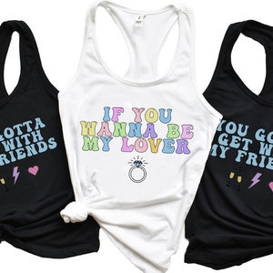 90&#39;s bachelorette shirts, y2k bachelorette, theme bachelorette, bachelorette party shirts, cute, if you wanna be my lover bachelorette
