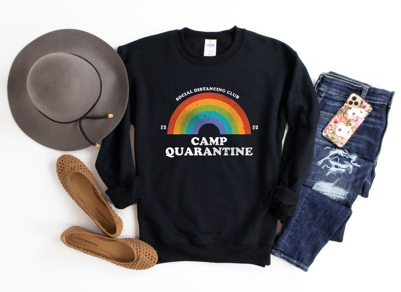 social distancing club vintage 2020 retro shirt, rainbow shirt vintage tshirt 2020 shirt camp quarantine