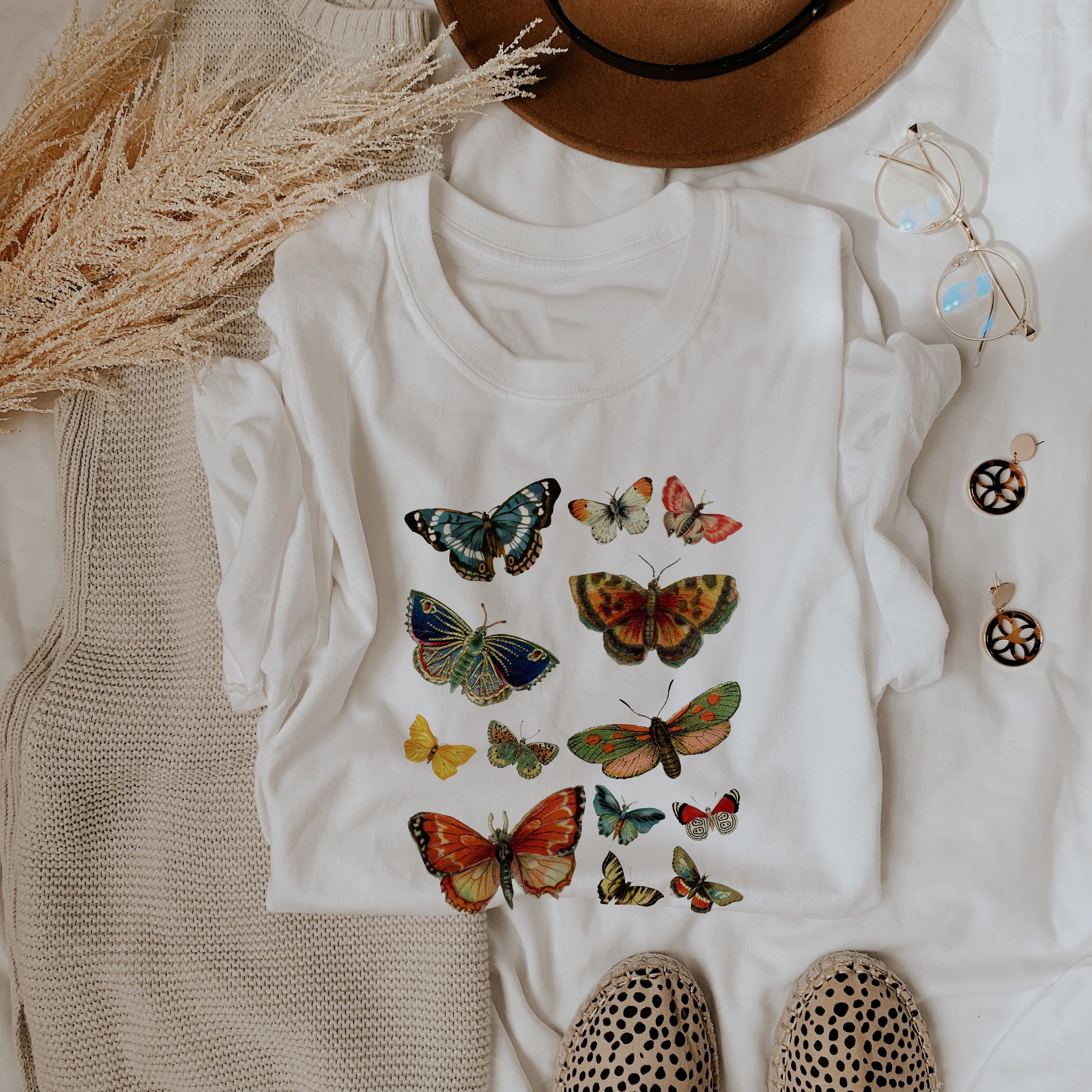 Vintage butterfly tshirt butterfly shirt butterfly tshirt | Etsy