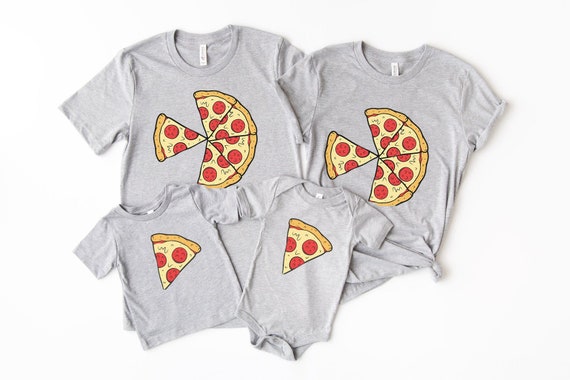 Pizza Mamá papá bebé camisa de a juego Bodysuit recién - Etsy España