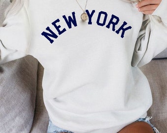 New York shirt, nyc, New York sweatshirt, née York collegiate, varsity shirt, ny ny, love New York, New York gift, nyc gift, nyc lover, ny