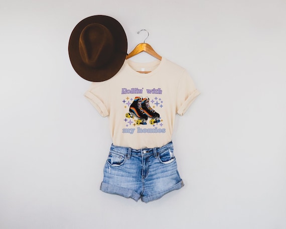 roller skating shirt, roller girl, roller derby, skating shirt, gift for skater, girl skater, vintage rollerskates, retro