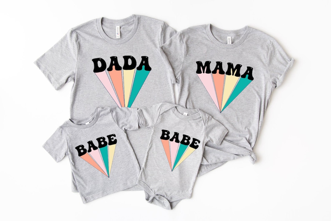 Matching Family Shirts, Mom Dad Baby Shirts, Funny Family T-shirts ...