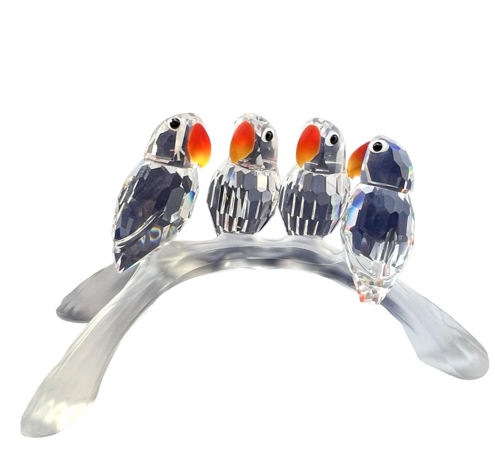 Swarovski Lovebirds - Etsy