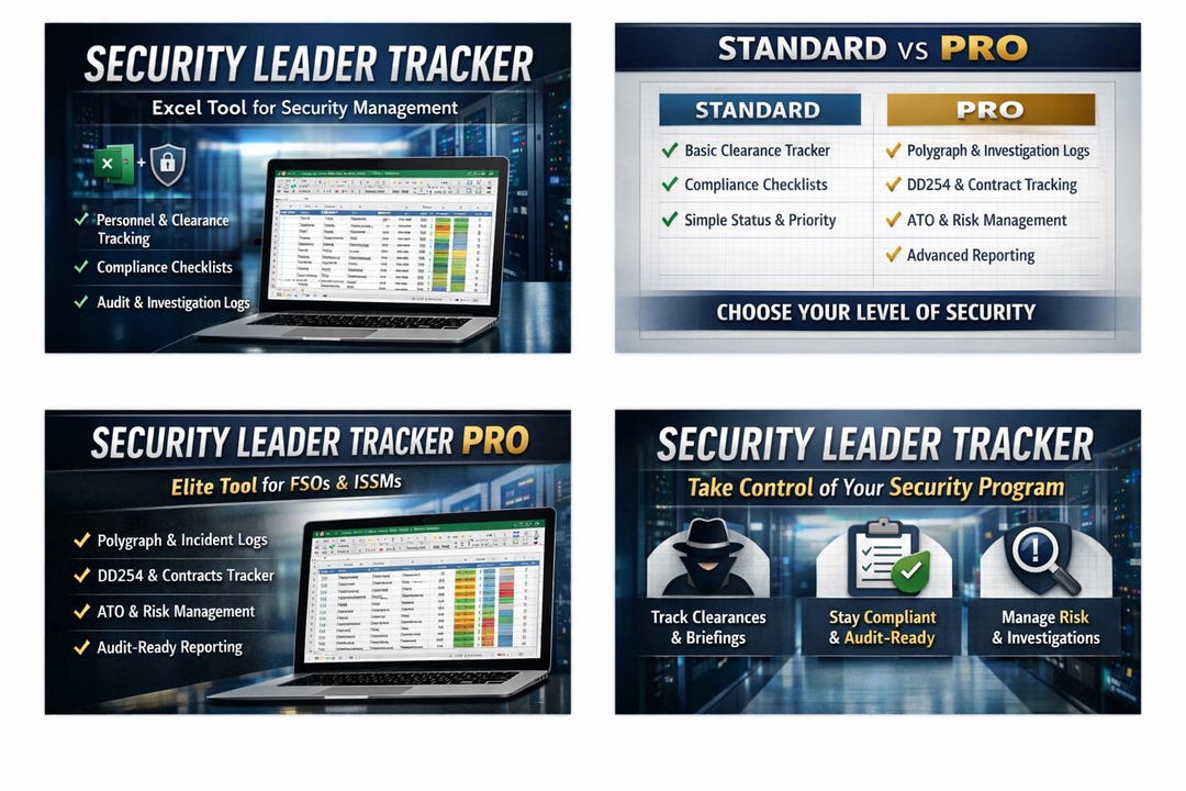 Security Leader Tracker Pro | Advanced Compliance & Audit Tool for Fsos ...