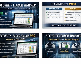 Security Leader Tracker Pro | Advanced Compliance & Audit Tool for FSOs