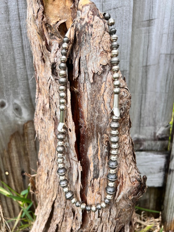 Navajo pearls sterling silver - Gem