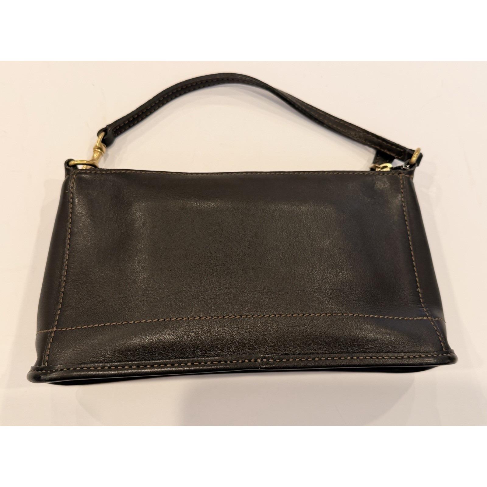 オールドコーチ Coach 9311 ダークブラウンレザーポーチUSA製 OLD 