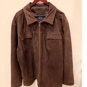 Gap Suede Jacket - Etsy