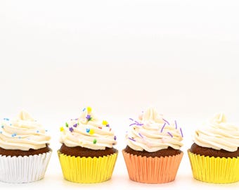 Receta de Cupcakes de Vainilla / Veganos y Sin Gluten / Hechos con Azúcar Natural