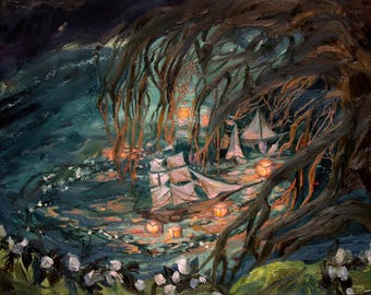 Llamada, impresión artística giclée de archivo