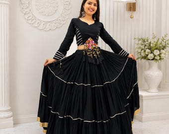 Black Anarkali Dress for Women, Black Indian Ethnic Wear, Embroidered Anarkali Gown, Traditional Indian Dress, Wedding Guest Outfit