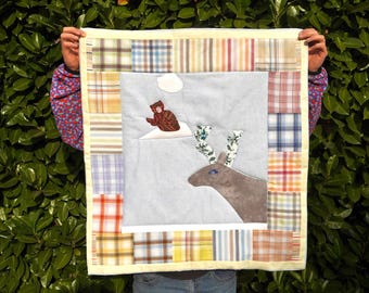 Patchwork Quilted Baby Blanket