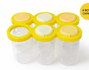 Medela Kompatibel Flaschenhalter Gestell | Milchzellenaufbewahrung (für 2, 4, 6 Flaschen)