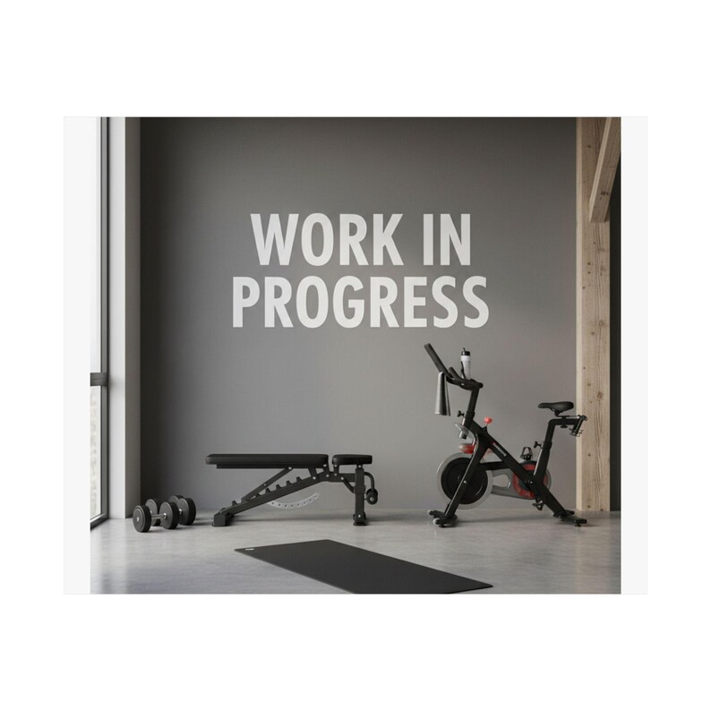 Work Progress Poster WORK IN PROGRESS Poster | Digital Download - Etsy