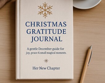 Weihnachten Dankbarkeit Journal | Printable Urlaub Journal | Dezember Reflection Proms | Winter-Planer | Digitaler Download
