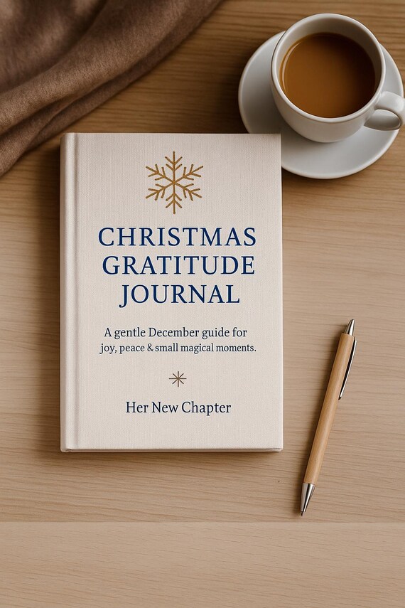 Christmas Gratitude Journal | Printable Holiday Journal | December Reflection Prompts | Winter Planner | Digital Download