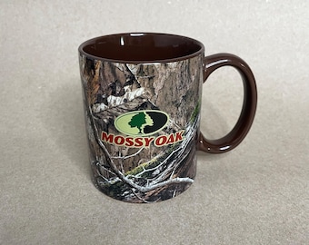 Vintage Mossy Oak Ceramic Mug AOP Camo Hunting Coffee Tea Mug