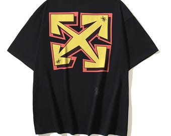 Minimalist Luxury Graphic Tee | Industrial Print Streetwear | High Fashion Gift | Men's Designer