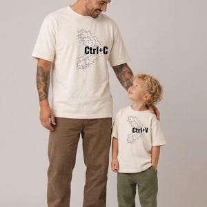 Software Engineer Dad Shirt | Matching Copy Paste Shirt| Dad and Son Shirt| Fathers Day Gift