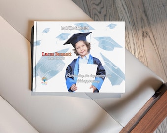 Custom Graduation Storybook, Personalized Graduation Gift, Class of 2025 Keepsake Book, Graduation Memory Book