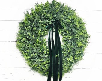 FALL FRONT DOOR-Wreath-WildRidge Design-Fall Wreaths-Frosted-Eucalyptus Wreath-Greenery Wreath-Fall Home Decor-Fall Front Porch-Fall Decor