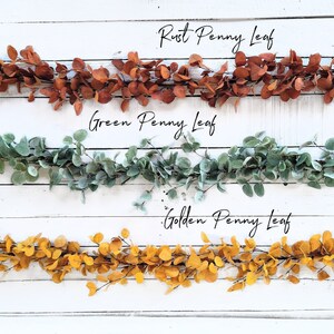 Everyday Home Decor Garland-Modern Farmhouse Decor-Garland for Fireplace Mantel-Rustic Table Decor-Table Runner-Garland Greenery for Wedding