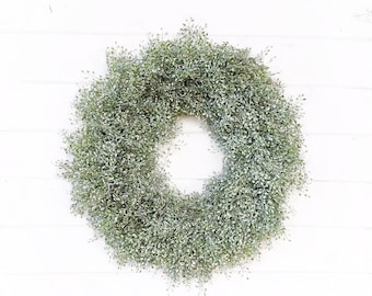 Front Door Wreath-Valentines Day FROSTED LUNA Wreath-Modern Cottage Everyday Home Decor-Mantle Year Round Wreath-Modern Farmhouse Wall Decor