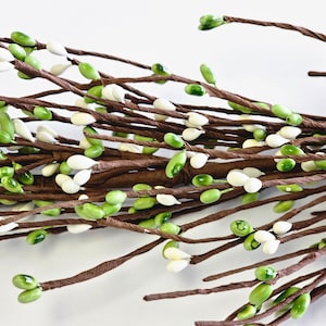 Berry Garland-GREEN & WHITE Garland-Table Runner-St. Patricks Garland-Garland for Mantel-Summer Home Decor-Wreath Supplies-DIY Wreath-Crafts
