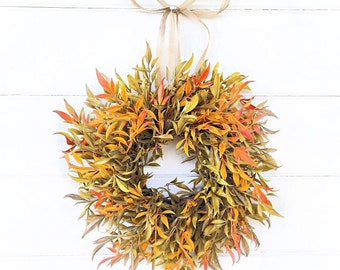 Fall Wreath-MINI Wreath-Window Wreath-FALL Wreath-Farmhouse Décor-Fall Décor-Autumn Wreath-Artificial Wreath-Wall Décor-Small Wreath-Gifts