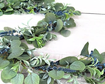 EUCALYPTUS Wedding Table Decor Greenery Garland-Backdrop Wedding Arch/Arbor Decor-WILDRIDGE-Everyday Spring Home Decor-Garland for Mantle