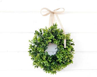 mini boxwood wreath spring boxwood window wreath boxwood wreath country cottage wreath artifical boxwood wreath wall hanging small wreath - Small Christmas Wreaths mini boxwood wreath spring boxwood window wreath boxwood wreath country cottage wreath artifical boxwood wreath wall hanging small wreath - Small Christmas Wreaths
