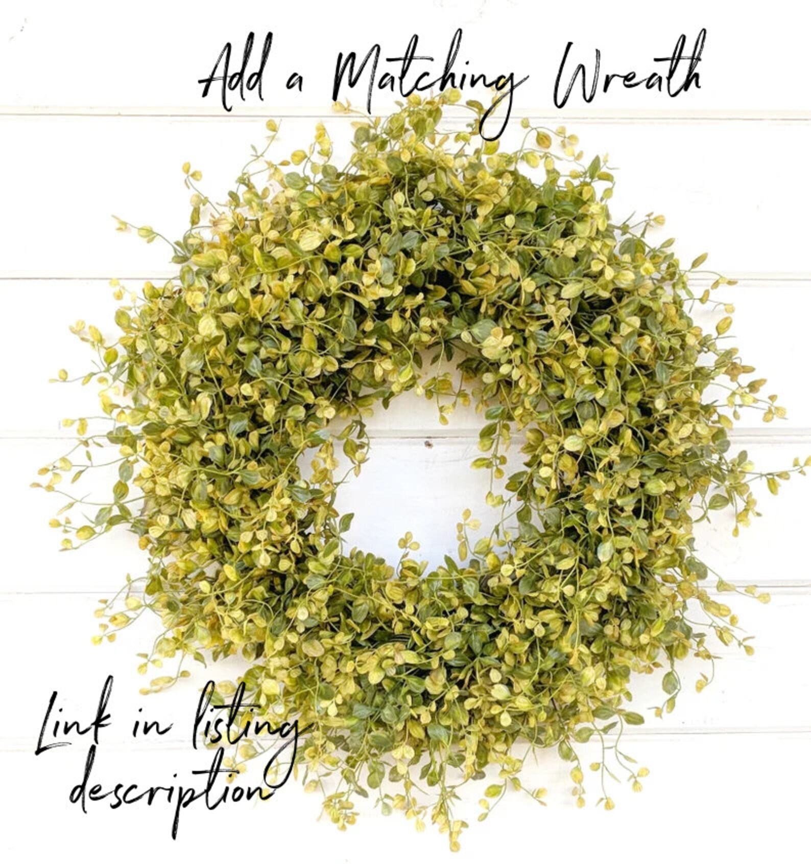 MINI Window Wreathgreenery Wreathfarmhouse Wreathsmall Etsy