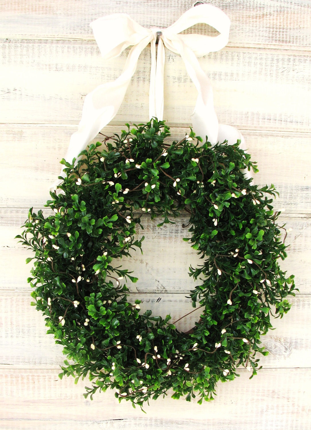 X Large Country Cottage Boxwood Wreath Boxwood Wreath