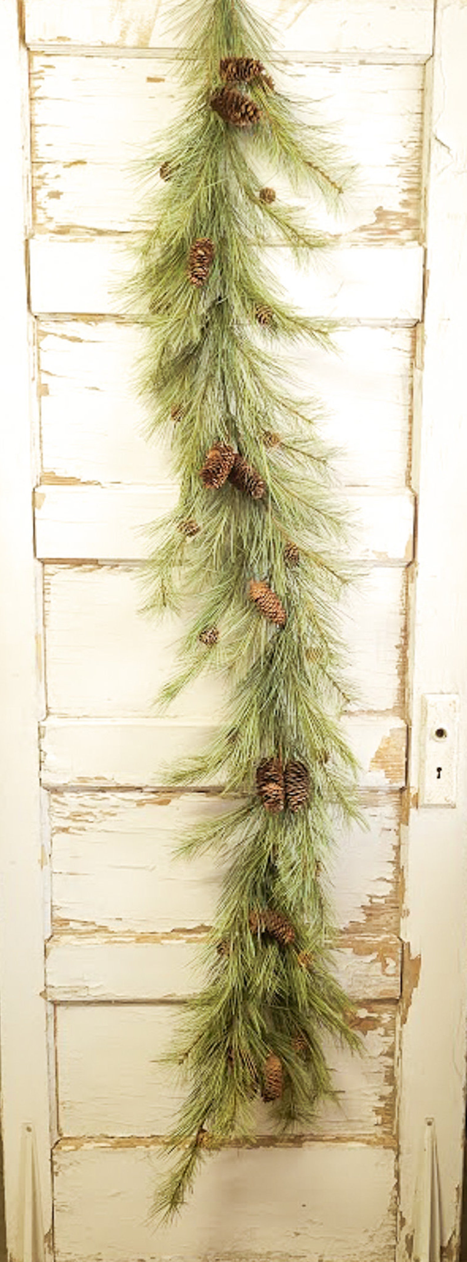 Realistic Christmas Garlandnorthern PINE With Etsy