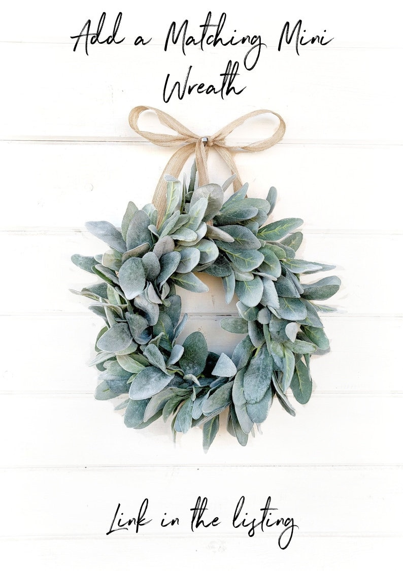 Lambs Ear Garland-Farmhouse Wedding-Boho Wedding-Reception Decor-Wedding Centerpiece-Table Swag-Wedding Table Runner-Wedding Greenery image 4