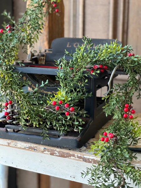 Wildflower Garland, Summer Garland, Garland for Mantle, Fireplace