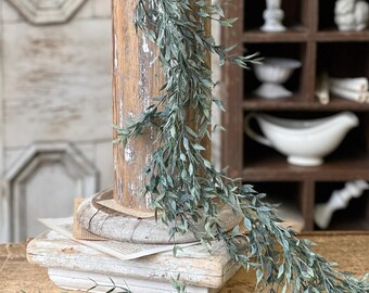 Greenery Garland-Faux Greenery Garland-Year Round Garland-Modern Farmhouse Garland-Country Home Décor-Mantle Garland-Tablescape Greenery