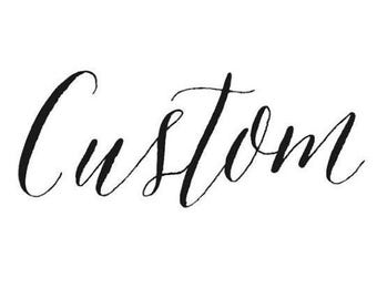 Custom Listing for Joanne- Snowy Winter Garland with Lights