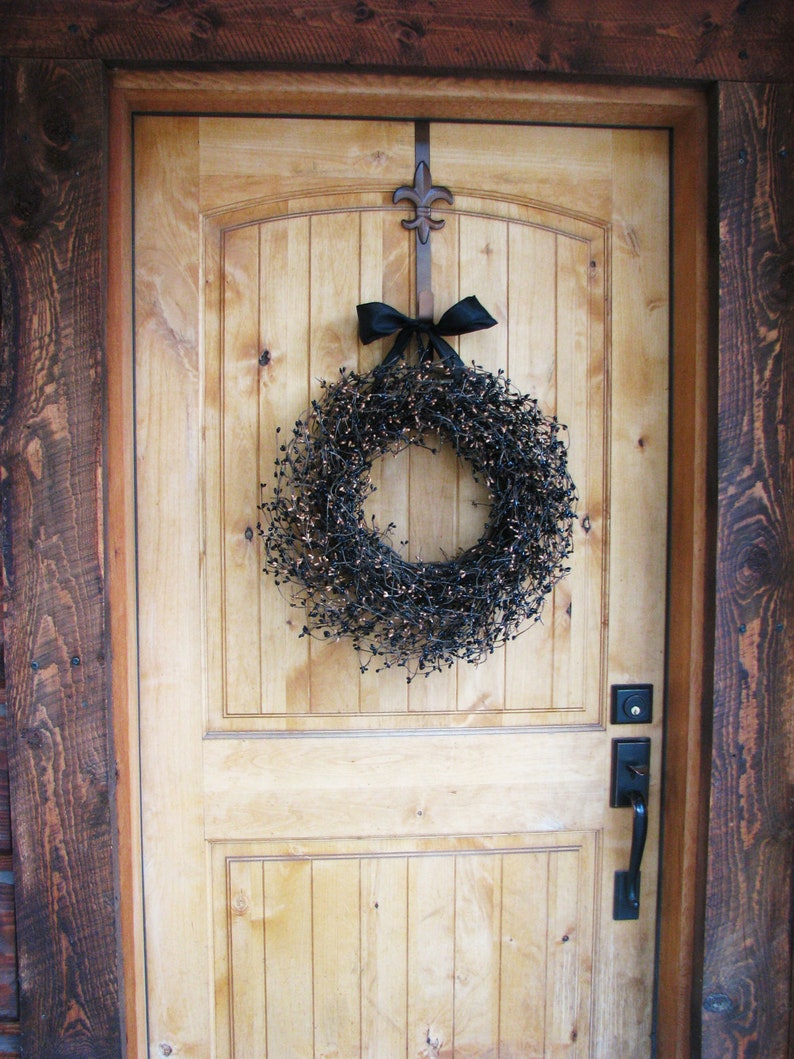 Moody-Cottagecore-Wreath-SCENTED WREATHS-Door Wreath-Fall Home Decor-Thanksgiving Wreath-Moody Fall Decor-Rustic-Black-Front Door Wreath image 4
