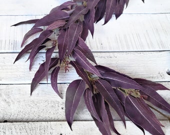 Halloween Garland-Purple Halloween Decor-Eucalyptus Garland-PURPLE Eucalyptus-Halloween Decor-Fall Garland-Table Runner-Fall Decor-Mantle