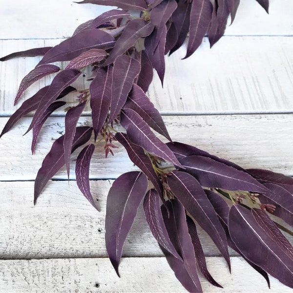 Halloween Garland-Purple Halloween Decor-Eucalyptus Garland-PURPLE Eucalyptus-Halloween Decor-Fall Garland-Table Runner-Fall Decor-Mantle